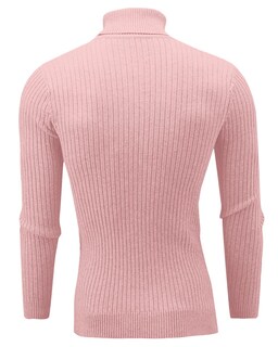 Foto 2 | Foto 2 | Jersey Qzh.duao De Cuello Alto Para Hombre Corte Ajustado Tejido Retorcido - Venta Internacional.