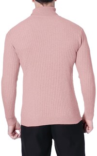 Foto 4 | Foto 4 | Jersey Qzh.duao De Cuello Alto Para Hombre Corte Ajustado Tejido Retorcido - Venta Internacional.