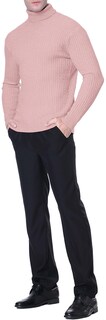 Foto 6 | Foto 6 | Jersey Qzh.duao De Cuello Alto Para Hombre Corte Ajustado Tejido Retorcido - Venta Internacional.
