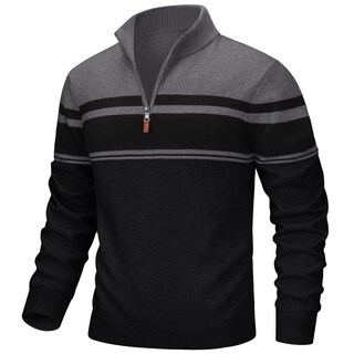 Foto 1 | Foto 1 | Jersey Dokasin Para Hombre Con Cierre En Cuarto Y Cremallera Cuello Alto Algodón - Venta Internacional.