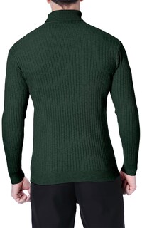 Foto 4 | Foto 4 | Jersey Qzh.duao De Cuello Alto Para Hombre Corte Ajustado Tejido Retorcido - Venta Internacional.