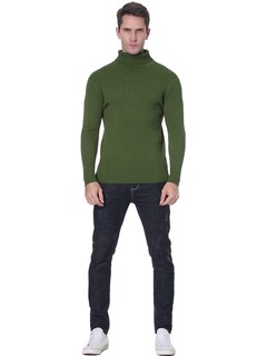 Foto 7 | Foto 7 | Jersey Qzh.duao Para Hombre Cuello Alto Ajustado Estampado De Torceduras - Venta Internacional.