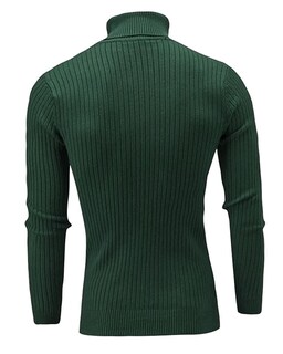 Foto 2 | Foto 2 | Jersey Qzh.duao De Cuello Alto Para Hombre Corte Ajustado Tejido Retorcido - Venta Internacional.