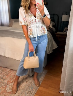 Foto 7 | Foto 7 | Jeans Omoone De Cintura Alta Y Pernera Ancha Y Recta Para Mujer Color Azul-8 - Venta Internacional.