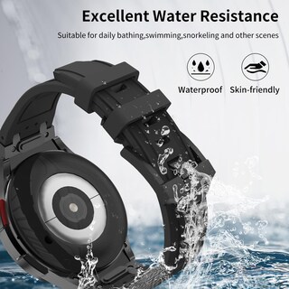 Foto 7 | Foto 7 | Pulsera Ahnhsky De Silicona Sin Huecos  Estilo Lujoso  Para Samsung  44 Mm - Venta Internacional.