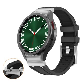 Foto 1 | Foto 1 | Pulsera De Silicona De Estilo Lujoso Sin Huecos Para Samsung Galaxy Watch - Venta Internacional.