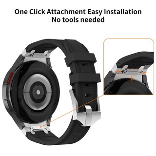 Foto 3 | Foto 3 | Pulsera De Silicona De Estilo Lujoso Sin Huecos Para Samsung Galaxy Watch - Venta Internacional.