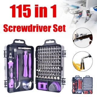 Foto 1 | Foto 1 | Juego De Destornilladores Magnéticos 115 En 1 Con Funda De Almacenamiento Para Pc - Venta Internacional.