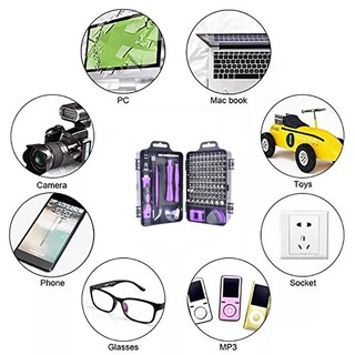Foto 3 | Foto 3 | Juego De Destornilladores Magnéticos 115 En 1 Con Funda De Almacenamiento Para Pc - Venta Internacional.