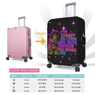 Foto 6 | Foto 6 | Protector De Maleta Hepmant Para Mujer Afroamericana S (45-53 Cm) - Venta Internacional.