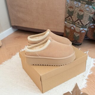Foto 2 | Foto 2 | Zapatillas Xixitiao De Piel De Gamuza Con Plataforma Para Mujer Talla 9 Color Marrón - Venta Internacional.