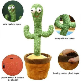 Foto 4 | Foto 4 | El Juguete Dancing Cactus Repite Lo Que Dices Canta Y Habla - Venta Internacional.