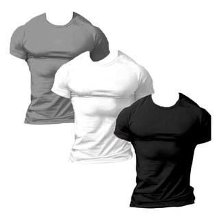 Foto 1 | Foto 1 | Camiseta Zuevi Para Hombre Entrenamiento Corte Ajustado Culturismo Atlético - Venta Internacional.