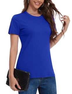 Foto 1 | Foto 1 | Camiseta Yucolen Para Mujer Algodón Manga Corta Protección Solar - Venta Internacional.