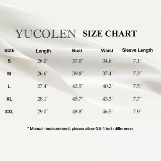 Foto 6 | Foto 6 | Camiseta Yucolen De Manga Corta Para Mujer Algodón Upf 50+ Talla Xxl - Venta Internacional.