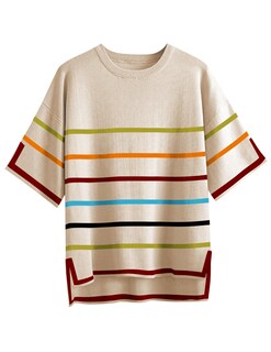 Foto 6 | Foto 6 | Jersey Zeagoo De Punto De Manga Corta Para Mujer Talla Xl Para Verano - Venta Internacional.