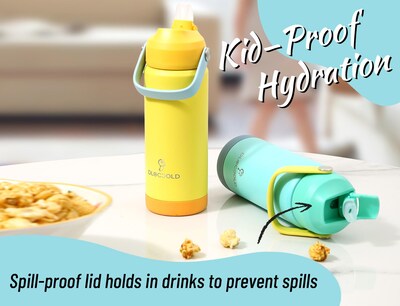 Foto 4 | Foto 4 | Botella De Agua Aislante Dloccold Para Niños De 530 Ml Con Tapa De Pajita - Venta Internacional.