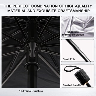 Foto 3 | Foto 3 | Parasol Para Parabrisas De Coche Ajxn Protección Uv Tamaño Grande - Venta Internacional.