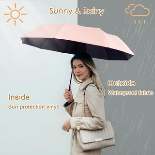 Foto 5 | Foto 5 | Paraguas De Viaje Fogkey A Prueba De Viento Impermeable Y Con Protección Uv - Venta Internacional.