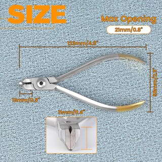 Foto 3 | Foto 3 | Pinzas Cortadoras De Alambre Leontool Herramienta De Ortodoncia De Corte Distal - Venta Internacional.