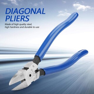 Foto 3 | Foto 3 | Alicates Para Cortar Alambres En Diagonal Ftvogue Tu-728 20 Cm Azul - Venta Internacional.