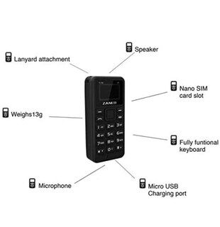 Foto 2 | Foto 2 | Miniteléfono Zanco Tiny T1 Bluetooth Gsm Con Cambiador De Voz - Venta Internacional.