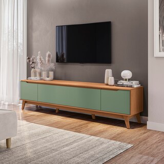 Foto 1 | Foto 1 | Mueble Tv 85'' Kappesberg 218cm Con 3 Puertas Canela/verde