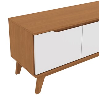 Foto 5 | Foto 5 | Mueble Tv 85'' Kappesberg 218cm Con 3 Puertas Canela/blanco