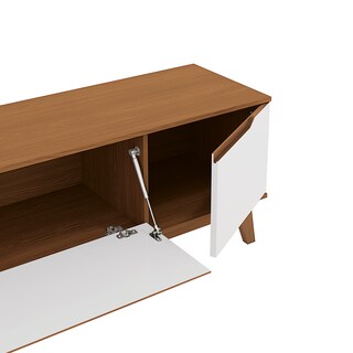 Foto 6 | Foto 6 | Mueble Tv 85'' Kappesberg 218cm Con 3 Puertas Canela/blanco