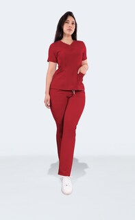 Foto 3 | Foto 3 | Uniforme Quirúrgico Para Mujer Rojo Sea Brazil