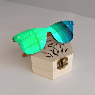 Foto 2 | Foto 2 | Gafas De Sol Khosmos Trading De Madera Natural Polarizadas Uv400 - Venta Internacional.