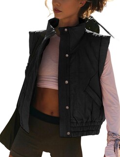 Foto 1 | Foto 1 | Chaleco Acolchado Liviefent Ligero Y Corto Para Mujer Color Negro-s - Venta Internacional.
