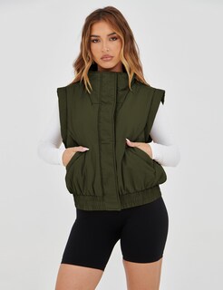 Foto 5 | Foto 5 | Chaleco Acolchado Lviefent Para Mujer Corto Y Ligero Color Verde Militar - Venta Internacional.