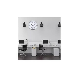 Foto 3 | Foto 3 | Reloj De Pared Decorativo 30 Cm Redondo Blanco - Venta Internacional.