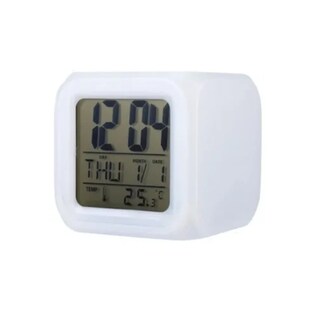 Foto 3 | Foto 3 | Reloj Digital Led Alarm Clock Cube Con Temperatura - Venta Internacional.