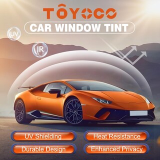 Foto 2 | Foto 2 | Lámina Tintada Para Ventanillas De Coche Toyoco Premium Carbon 50% Vlt 20 Cm X 6 M - Venta Internacional.