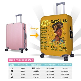 Foto 6 | Foto 6 | Protector De Maleta Hepmant African-american Woman Xl - Venta Internacional.