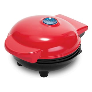 Foto 1 | Foto 1 | Mini Máquina Eléctrica Para Hacer Gofres Redonda Roja 350 W 220-240 V - Venta Internacional.
