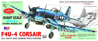 Foto 1 | Foto 1 | Maqueta Guillow's Vought F4u-4 Corsair Navy A Escala 1/30 - Venta Internacional.