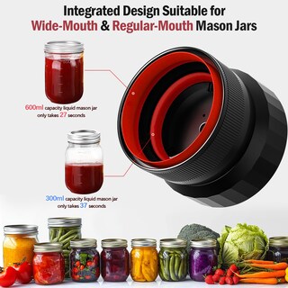 Foto 3 | Foto 3 | Envasadora Al Vacío Attikbiz 2025 Mejorada Para Mason Jar - Venta Internacional.
