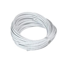 Funda Para Cables Heyiarbeit  Malla Expandible De Pet  10 M  Color Blanco Plateado - Venta Internacional.