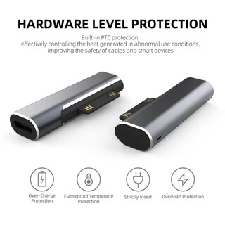Foto 4 | Foto 4 | Adaptador De Carga Hiebee Surface Connector A Usb-c Dc15v 102w - Venta Internacional.