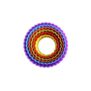 Foto 1 | Foto 1 | Molde Para Galletas Cortador De Pastelería Circular Colores - Venta Internacional.