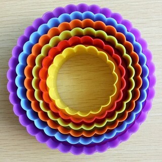 Foto 2 | Foto 2 | Molde Para Galletas Cortador De Pastelería Circular Colores - Venta Internacional.