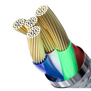 Foto 2 | Foto 2 | Cable De Carga Ourjkkl 3 En 1 De Nailon Trenzado Para Iphone Y Más - Venta Internacional.