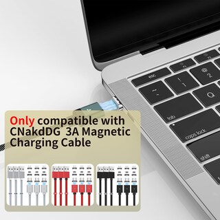 Foto 2 | Foto 2 | Cabezal Con Puntas De Conector Magnético Para Dispositivos Android Usb-c (paquete De 5) - Venta Internacional.
