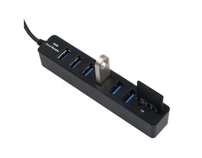 Foto 2 | Foto 2 | Adaptador Usb 3.0 Múltiple Hub De 6 Puertos 2 En 1 Con Tarjeta Sd - Venta Internacional.