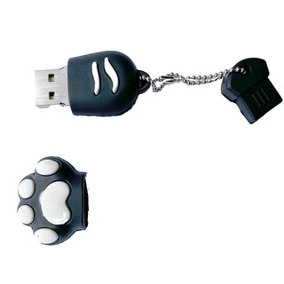 Foto 4 | Foto 4 | Memoria Usb Kmstd 16gb Con Forma De Pata De Gato Negra - Venta Internacional.