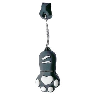 Foto 5 | Foto 5 | Memoria Usb Kmstd 16gb Con Forma De Pata De Gato Negra - Venta Internacional.