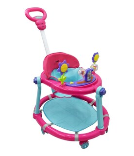 Foto 1 | Foto 1 | Infanti Andadera Para Bebe Con Paseador Y Juguetero Musical Rosa Azol